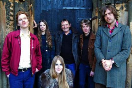Mike Heron, back centre, with  Trembling Bells