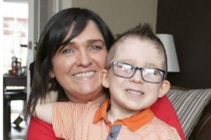 Sandra Feeney and son <b>Harry both</b> suffer the same kidney illness and Sandra <b>...</b> - 25013806